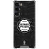 NBA Detroit Pistons Black Animal Print Galaxy S24 FE Clear Case
